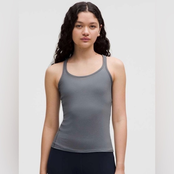 lululemon athletica Solar Grey Racerback Tank Top - Picture 1 of 5